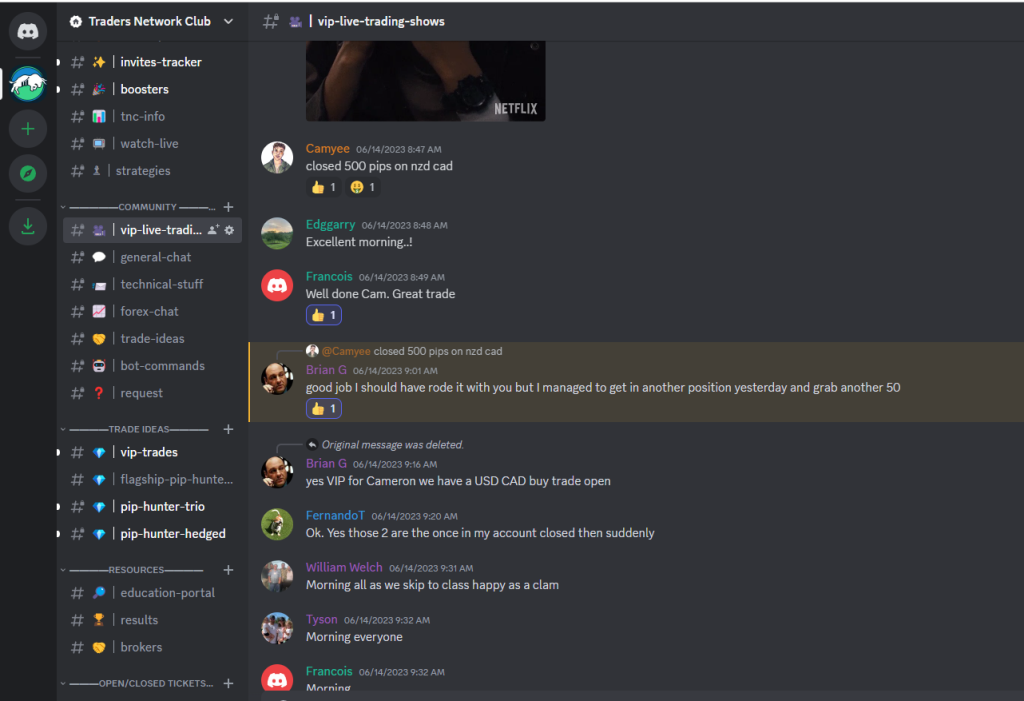 Trade Ideas Discord